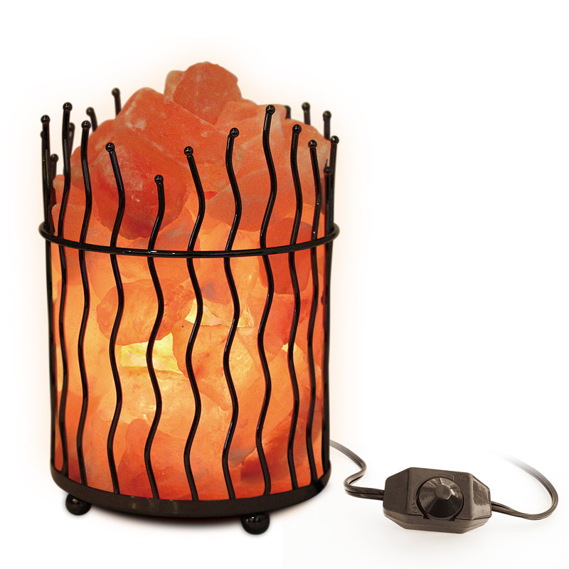 Lampe de sel Himalayan Glow, panier de pilier avec morceaux de sel 7-9