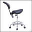 Fauteuil ergonomique avec dossier, pivotant, réglage hydraulique de la hauteur et roulettes