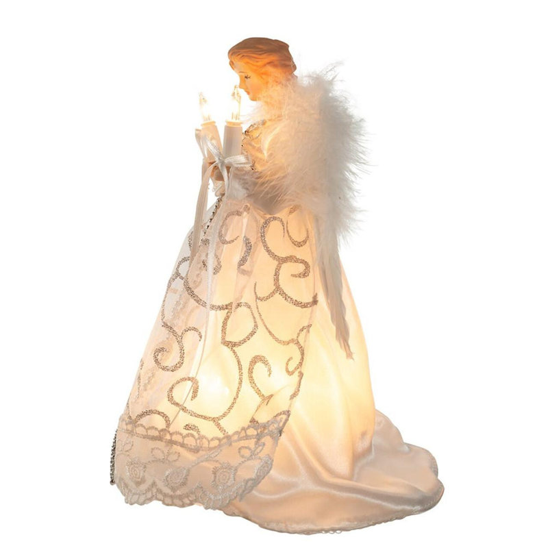 9 " Plastic and Polyester Tree Topper