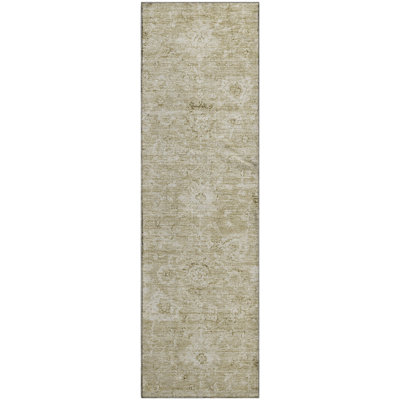 Premium Machine Washable Wayne AMF1089 Damask Rug
