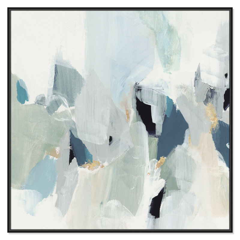 Little Talks " Little Talks III " by Isabelle Z, Picture Framed Canvas, 46.5" H x 46.5" W, Black