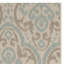 Tapis floral beige/turquoise Adelaide-21411772