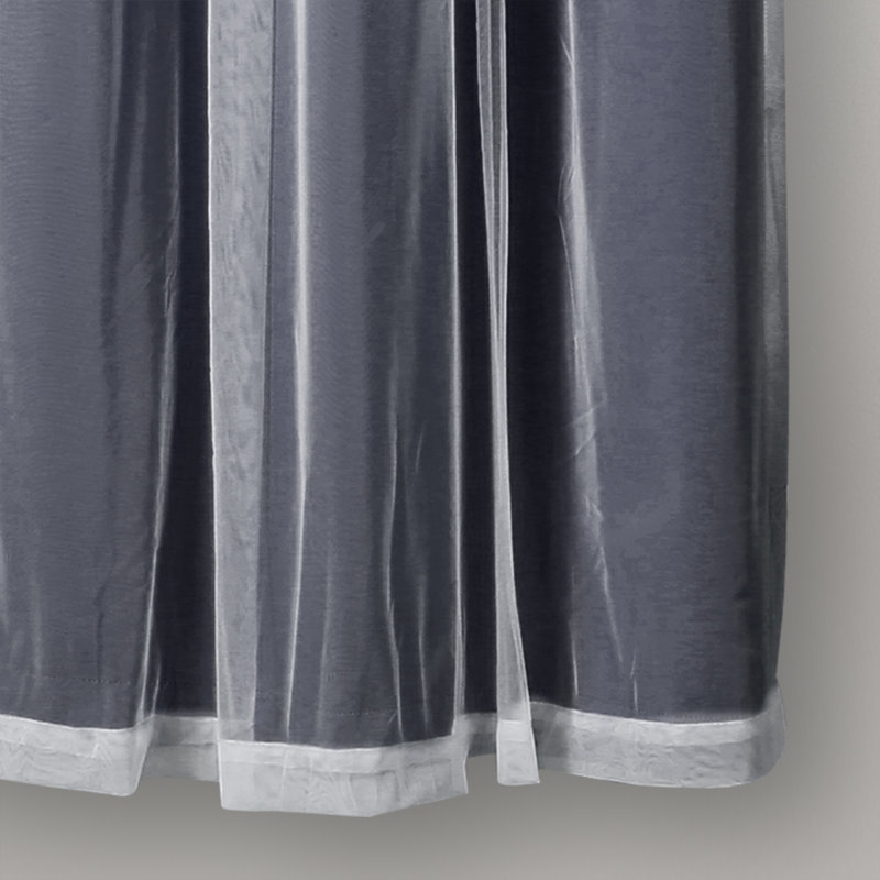 Rideaux unis occultant et isolants, Bleu marine, L 38 po x L 95 po