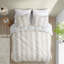 Ensemble de housse de couette en jacquard de coton double / grand 3 pièces avec conception réversible et certification OEKO-TEX-119068631-119068632
