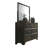 Bilicki Rectangular Dresser Mirror in Gray