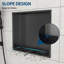 Niche de douche en acier inoxydable
