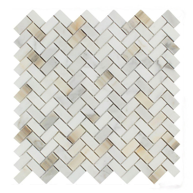 Marble Chevron Mosaic Wall & Floor Tile