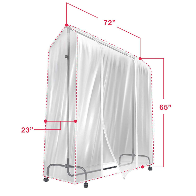 Housse transparente pour vêtements Sorbus