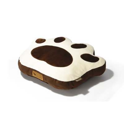 Paw Print Dog Pillow Bed