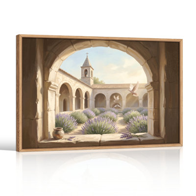 Archway Garden, reproduction d'art sur toile, ensemble de 1