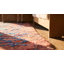 Antique Moroccan - Boucherouitte Hallway Runner Wool Coral Rug