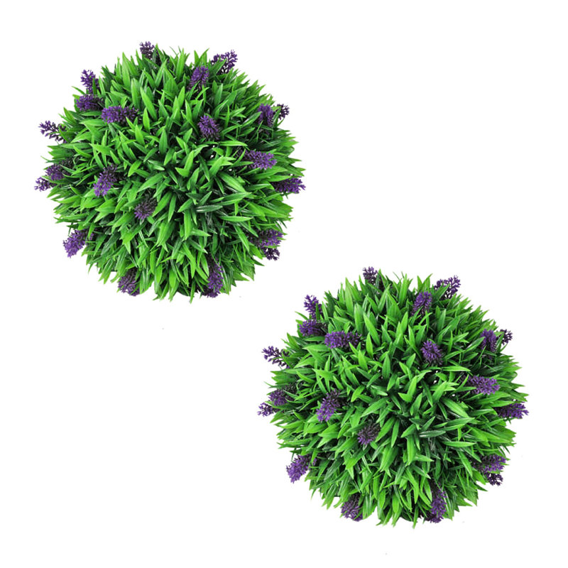 30cm Faux Foliage Topiary