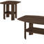Ensemble de table en tyrène, ensemble de 3 pièces, café, bout, côté, décor, salon, stratifié, transitionnel-1260900435