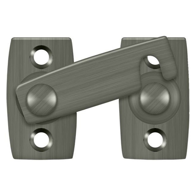 Deltana SB3178U15A Shutter Bar/Door Latch 7/8"; Antique Nickel Finish, Antique Nickel