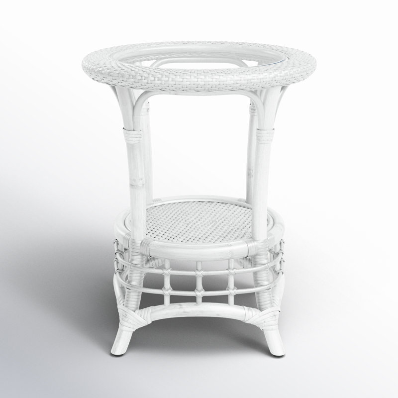 Bridgehampton End Table, Frost White