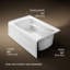 Mariposa 60" x 36" Alcove Soaking Acrylic Bathtub-2114555233-2080140995