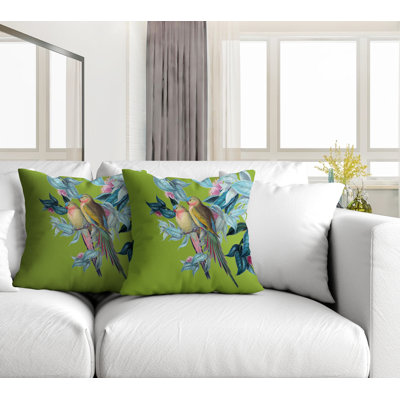Outdoor Reversible Throw Pillow