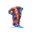 Elephant by Weekday Best - Wrapped Canvas Print-795122353