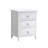 Daniel 3 Drawer Nightstand White