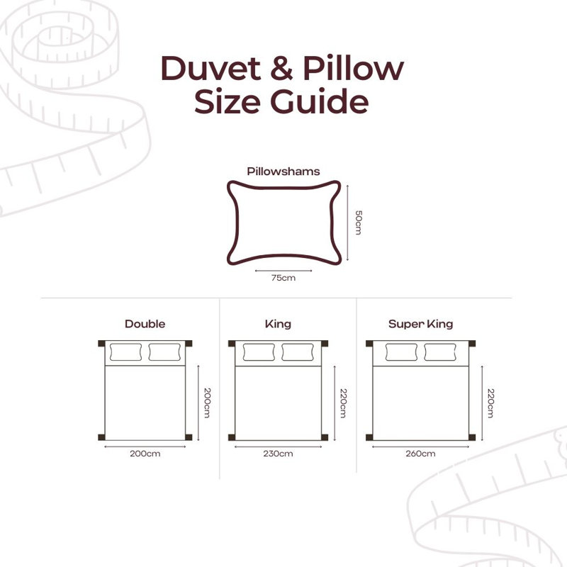 MHG Living Duvet Cover Set Mayfair Burgundy Baratta Stitch Design Cotton Bedding - Includes 2 Pillowcases, Double