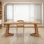 Bureau rectangulaire en bois massif Burlywood-638806285