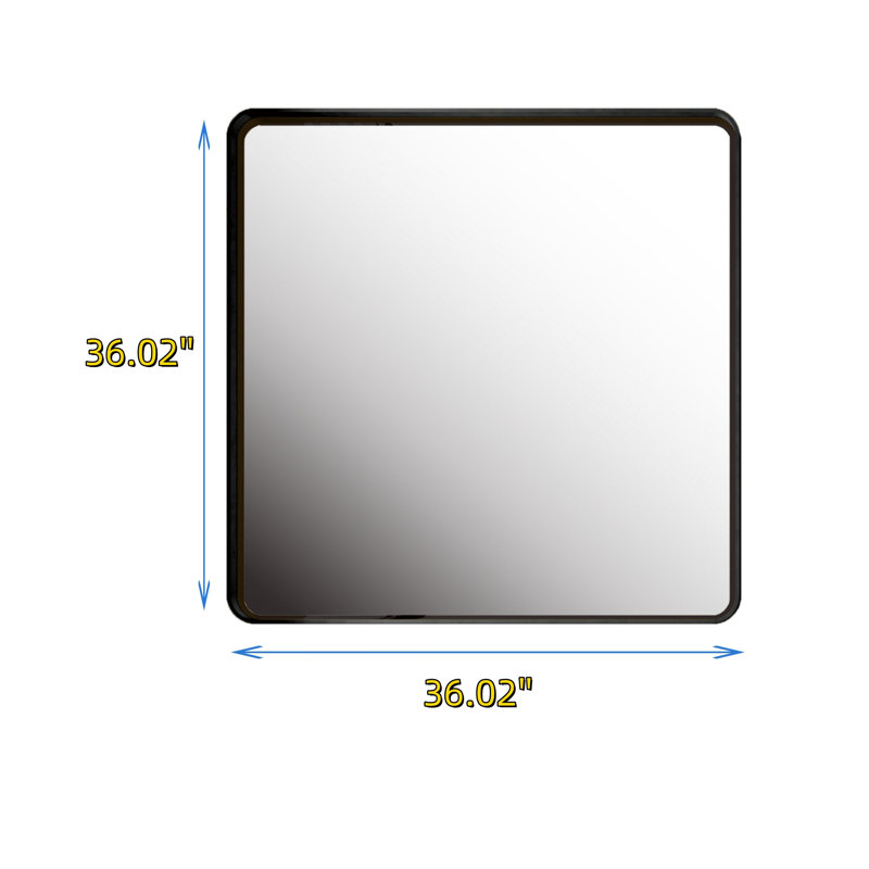 Miroir mural 36 po x 36 po