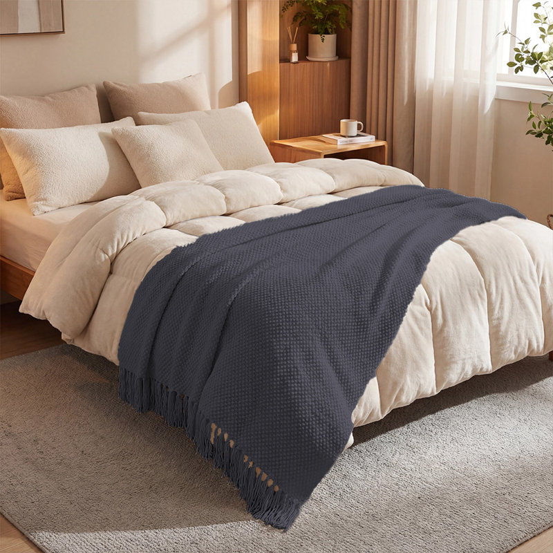 Throw Blanket, Dark Grey