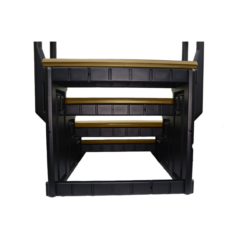 Portobello 4-Step Plastic Spa Steps with Handrails