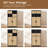 Millwood Pines Large Storage Cabinet,Bathroom Storage Cabinet With 2 Adjustable Drawers & 2 Shelf-394581284