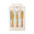 Cheese Knife Set in Gold