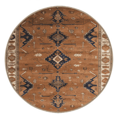Machine Washable Persian Brown Area Rug