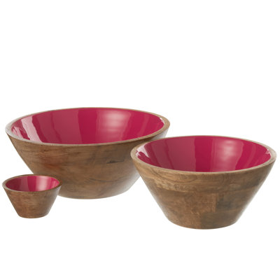 Figaro Wood Decorative Bowl