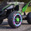 Outfunny 24V Kids ATV 4 Wheeler, Kids Ride On Toy avec roues lumineuses à DEL, musique et port USB - Vert-93576712