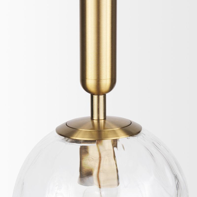 Kyas 1 - Light Gold Single Pendant