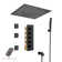 AquaRhapsody 4 Functions Shower System with 64 Colours LED Light, Bluetooth Music and Body Jets