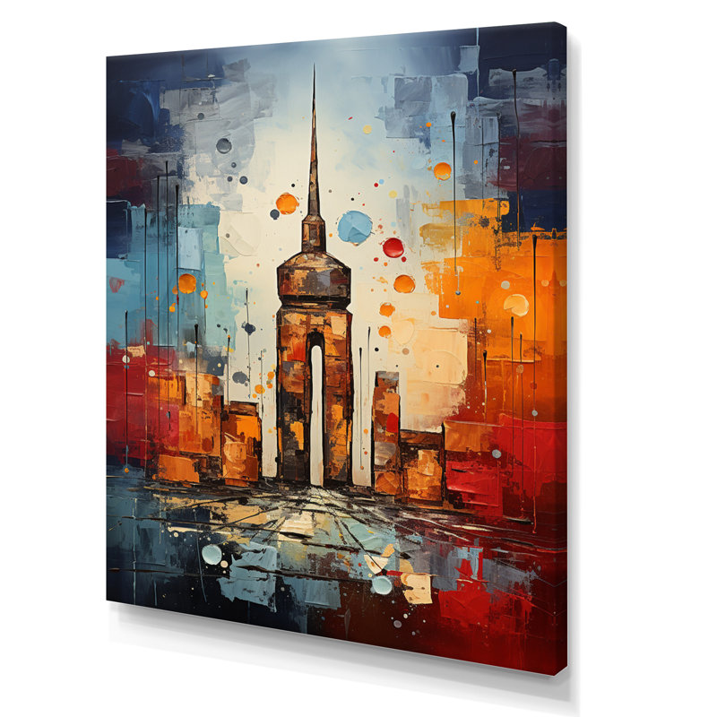 Allemagne Allemagne, restes de mur sur toile, H 32 po x l 16 po x P 1 po, Toile tendue