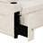 Sectional Bed With Soft Chenille, Cup Holders, Ports, Beige Convertible Storage,-1745526768
