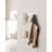 Wall-Mounted Coat Rack, Hook Rack, 4 Dual Metal Hooks