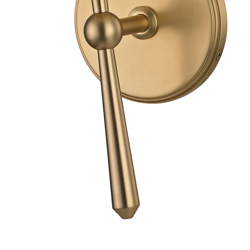 Islip 1 Light Wall Sconce, Aged Brass