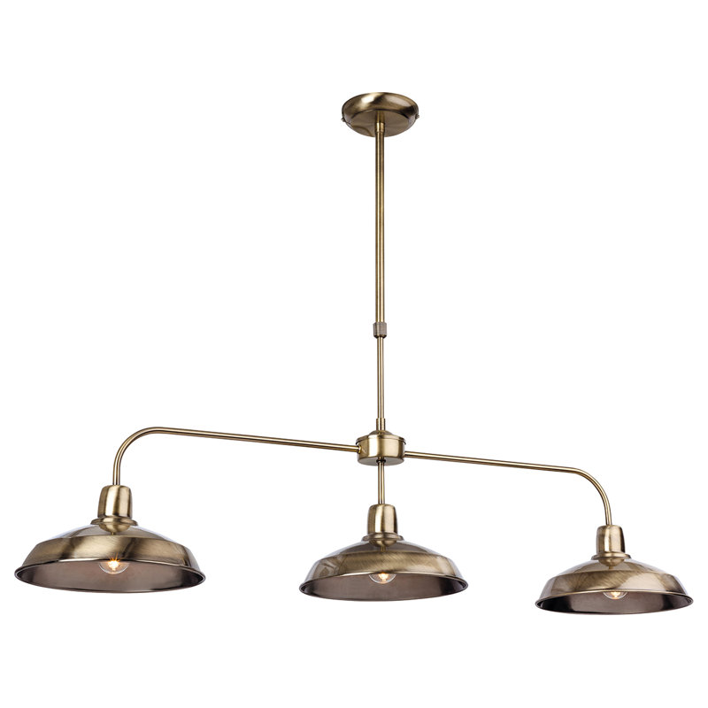 LOUNGE 3 - Light Kitchen Island Pendant, Antique Brass
