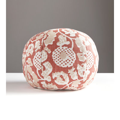 Folklore Floral Linen Reversible Throw Pillow