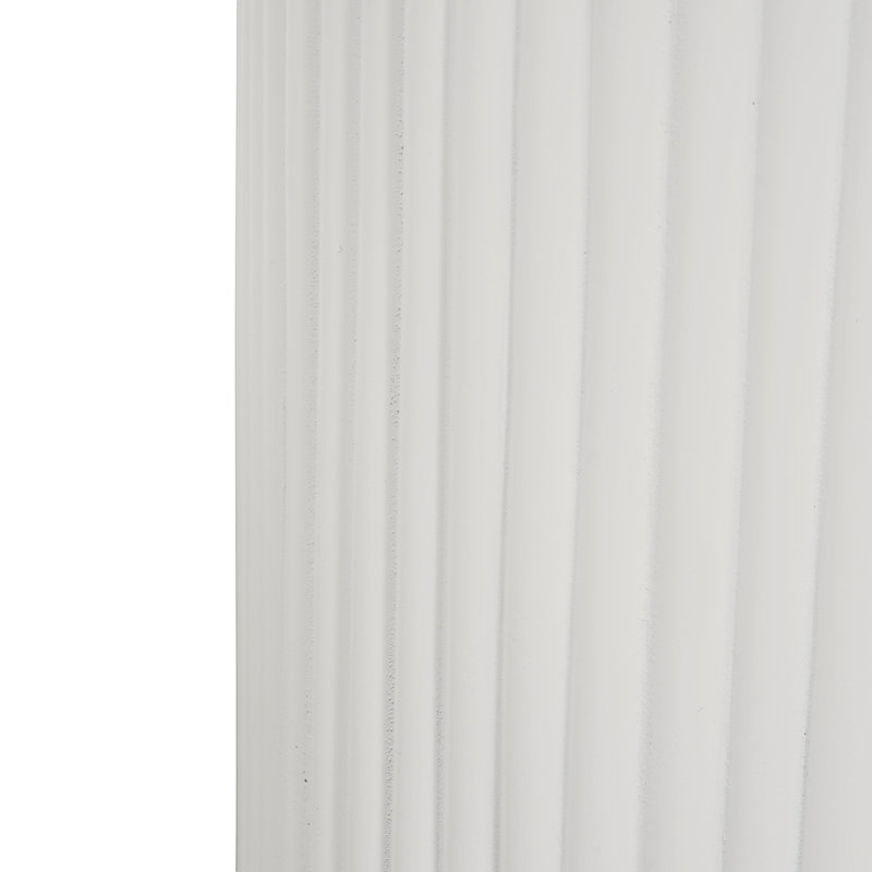 Porte-réservoir d'extérieur en oxyde de magnésium Cory, Blanc