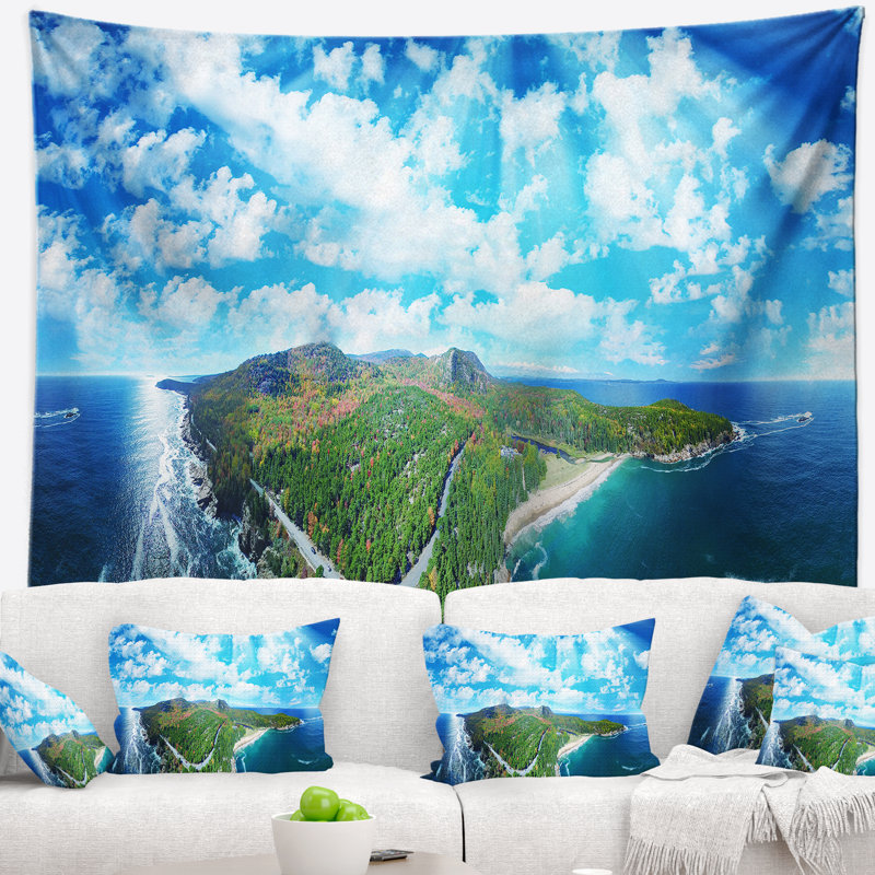 Photographie panoramique tapisserie du parc national acadia Landscape, H 78 po x l 92 po