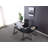 Riverdale L-Shaped Metal Base Writing Desk