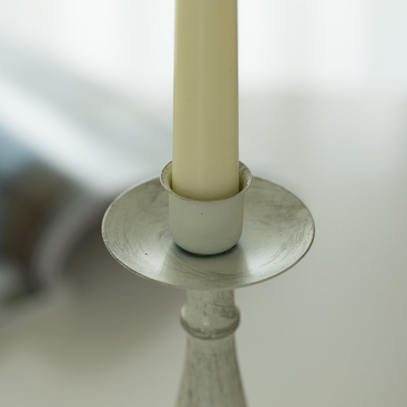 Bougeoir de table en acier inoxydable