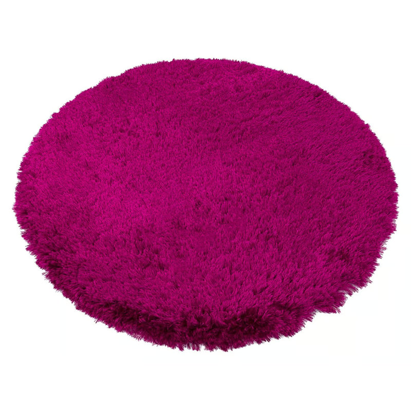 Tapis rond en coton Tulisia, Rond 3 pi 11 po