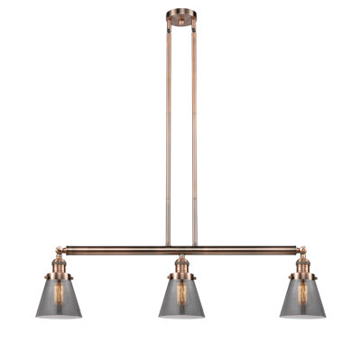 Luminaire suspendu linéaire pour îlot de cuisine 3 lumières Wyndmoor