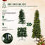 Arbre de Noël pré-éclairé avec lumières incandescentes, vert-1001329137