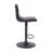 Rochester Swivel Upholstered Adjustable Height Counter Stool with Metal Frame-88697077