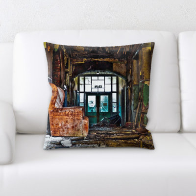 Microsuede Reversible Throw Pillow